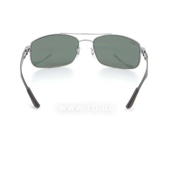   Ray-Ban Carbon Fibre RB8316-004 Gunmetal Carbon| Natural Green (G-15 XLT),  