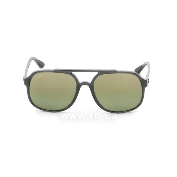   Ray-Ban Chromance RB4312CH-876-6O Black | Green Polarized Mirror,  