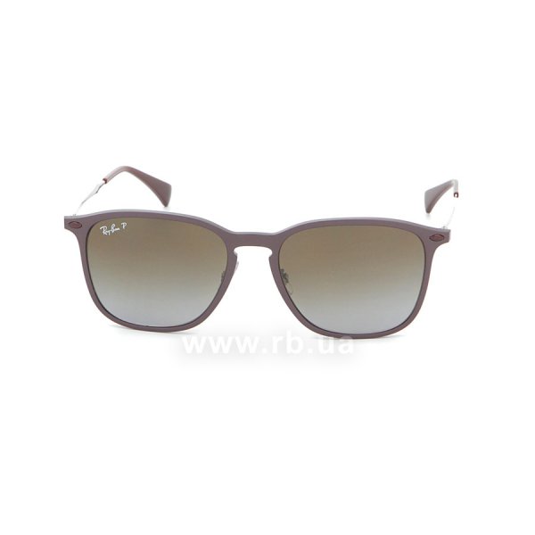   Ray-Ban Graphene RB8353-6354-T5 Matt Vinous | Gradient Brown Polarized,  