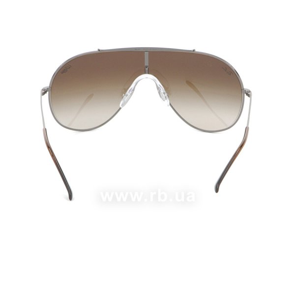   Ray-Ban Wings RB3597-004-13 Gunmetal | Brown Gradient,  