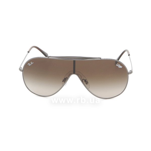   Ray-Ban Wings RB3597-004-13 Gunmetal | Brown Gradient,  
