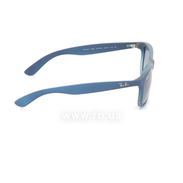   Ray-Ban Andy RB4202-6370-4L Transparent Blue | Blue Gradient,  