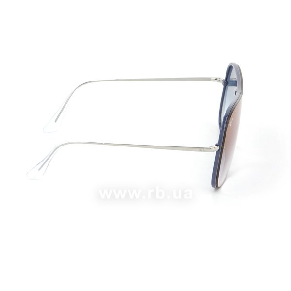   Ray-Ban Blaze RB4311N-6374-X0 Silver | Blue Gradient Mirror,  