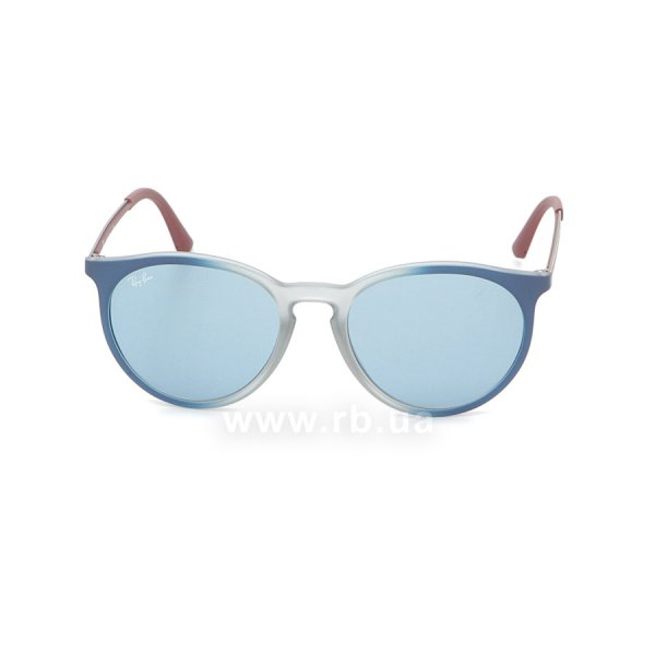   Ray-Ban Youngster Round RB4274-6365-F7 Transparent White / Blue / Brown | Light Blue,  
