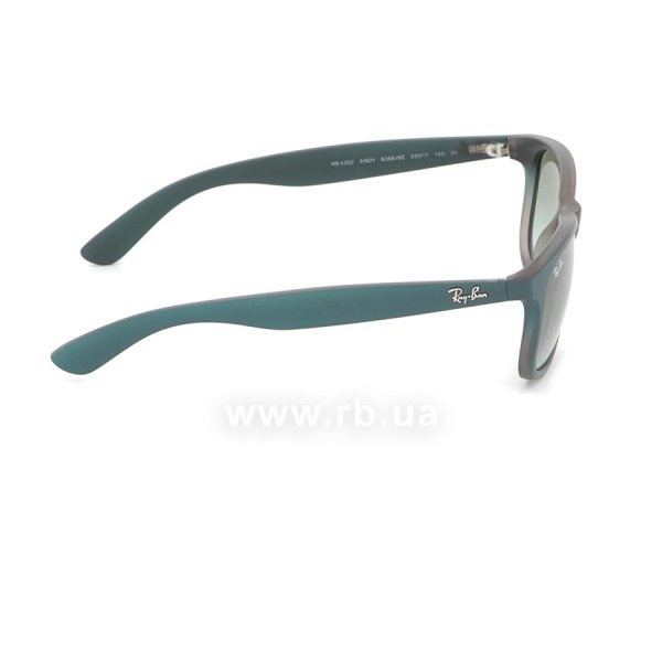   Ray-Ban Andy RB4202-6368-8E Turquoise / Vinous   | Gradient Green,  