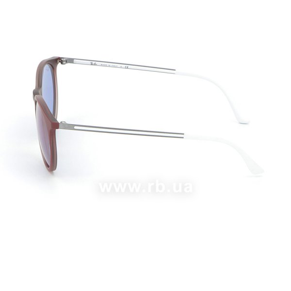   Ray-Ban Youngster Round RB4274-6366-D1 Transparent Red / Silver / White | Dark Violet,  