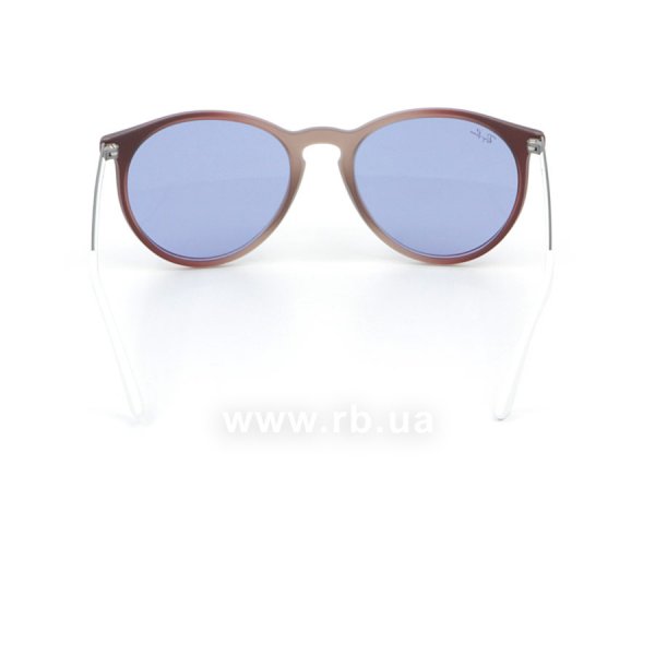   Ray-Ban Youngster Round RB4274-6366-D1 Transparent Red / Silver / White | Dark Violet,  