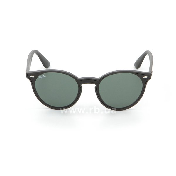   Ray-Ban Blaze Youngster RB4380N-601S-71 Matt Black | Grey/Green,  