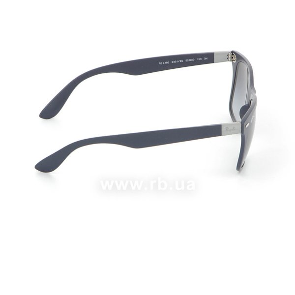 Sunglasses Ray-Ban Liteforce Wayfarer RB4195-6331-8G Matt Dark Blue | Grey Gradient, view from right
