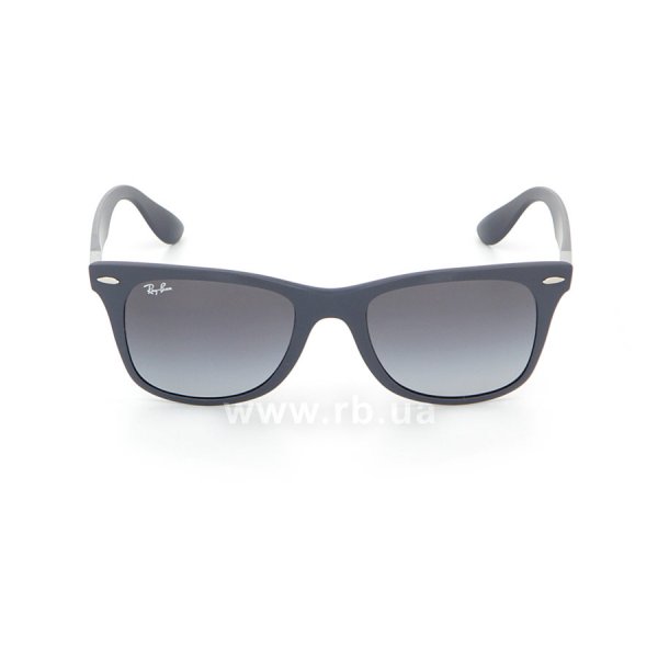 Sunglasses Ray-Ban Liteforce Wayfarer RB4195-6331-8G Matt Dark Blue | Grey Gradient, front view