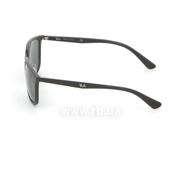   Ray-Ban Highstreet RB4303-601S-71 Matt Black | Grey/Green,  