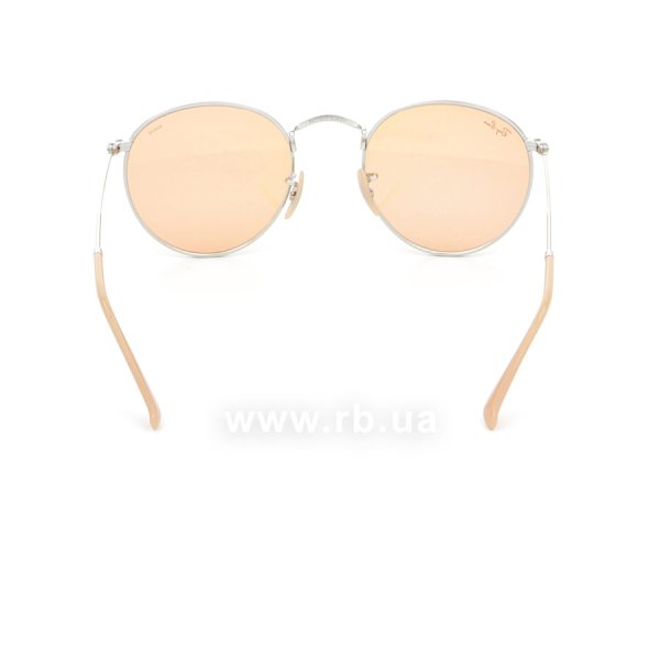   Ray-Ban Round Metal Evolve RB3447-9065-V9 Silver | Orange Photocromic,  