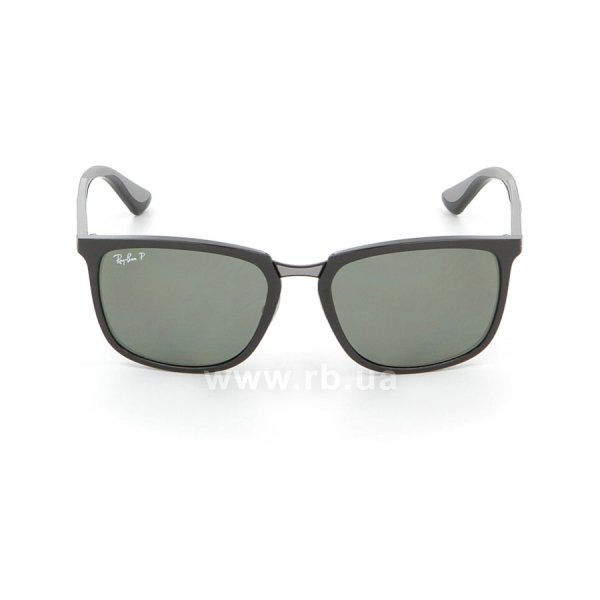   Ray-Ban Highstreet RB4303-601-9A Black | Grey/Green Polarized,  
