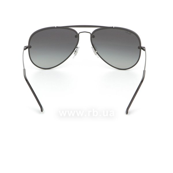   Ray-Ban Blaze Aviator RB3584N-153-11 Black | Faded Dark Grey,  