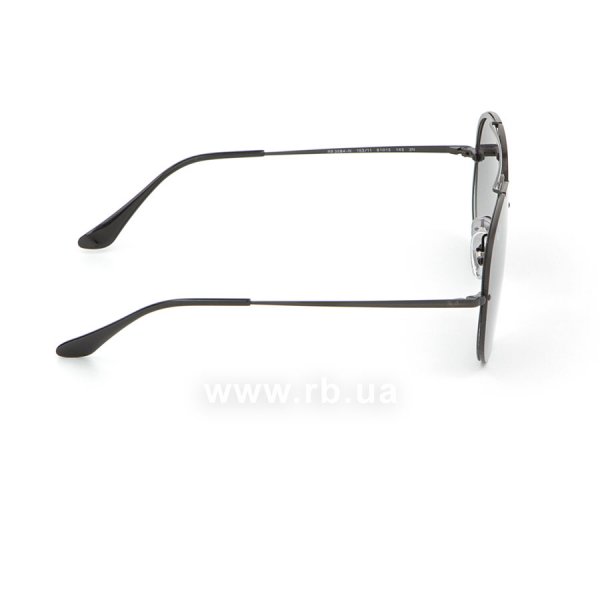   Ray-Ban Blaze Aviator RB3584N-153-11 Black | Faded Dark Grey,  