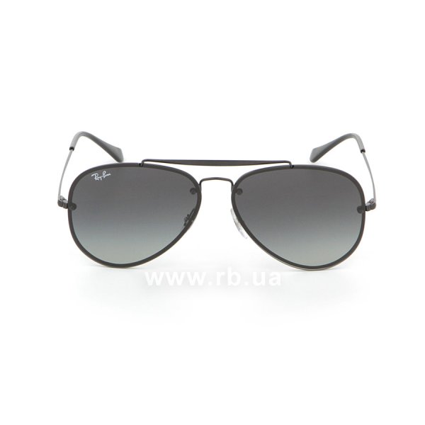   Ray-Ban Blaze Aviator RB3584N-153-11 Black | Faded Dark Grey,  
