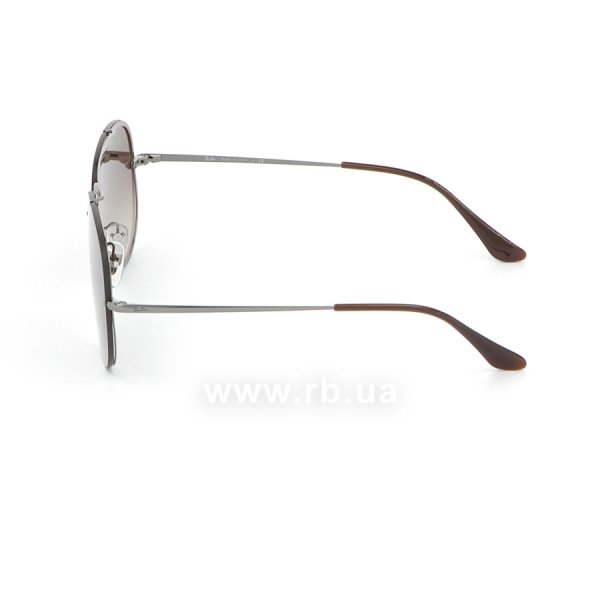   Ray-Ban Blaze Aviator RB3584N-004-13 Gunmetal  | Gradient Brown,  