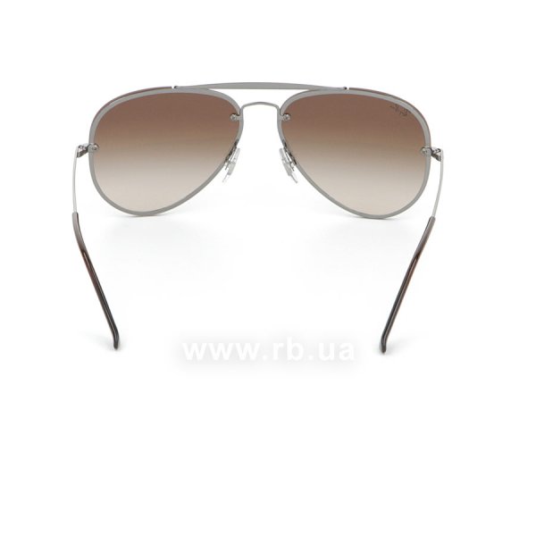   Ray-Ban Blaze Aviator RB3584N-004-13 Gunmetal  | Gradient Brown,  