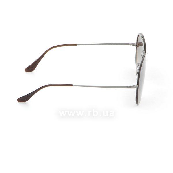   Ray-Ban Blaze Aviator RB3584N-004-13 Gunmetal  | Gradient Brown,  