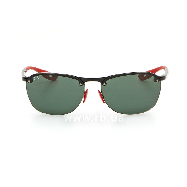   Ray-Ban Scuderia Ferrari Collection RB4302M-F601-71 Black / Red | Green / Grey,  