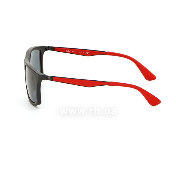   Ray-Ban Scuderia Ferrari Collection RB4228M-F602-87 Matt Black / Red | Dark Grey,  