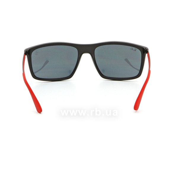   Ray-Ban Scuderia Ferrari Collection RB4228M-F602-87 Matt Black / Red | Dark Grey,  