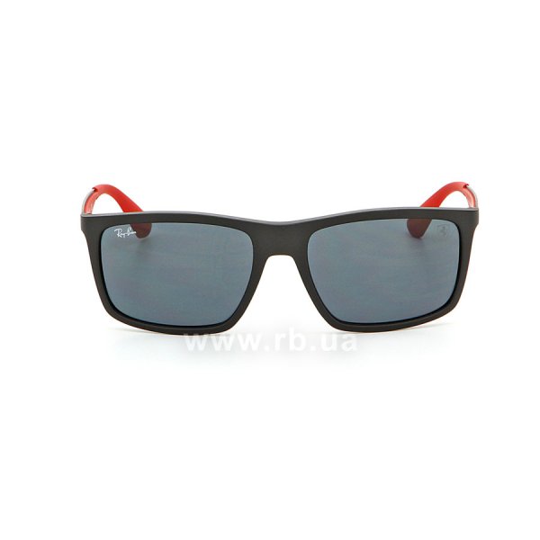   Ray-Ban Scuderia Ferrari Collection RB4228M-F602-87 Matt Black / Red | Dark Grey,  