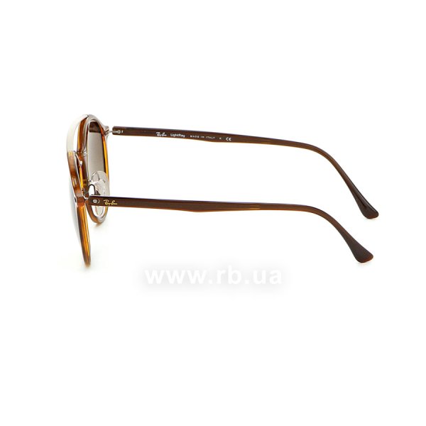   Ray-Ban LightRay Round RB4266-6201-13 Havana| APX Brown Gradient,  