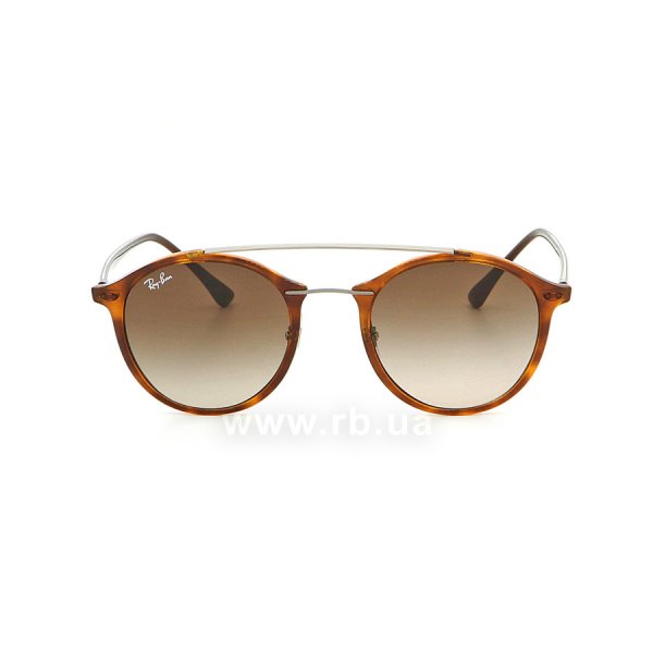   Ray-Ban LightRay Round RB4266-6201-13 Havana| APX Brown Gradient,  