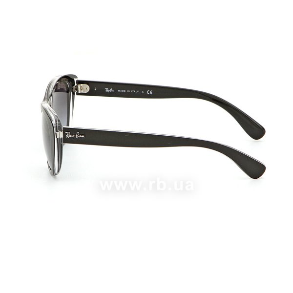   Ray-Ban Highstreet RB4227-6052-8G Matt Black On Crystal | Grey Gradient,  