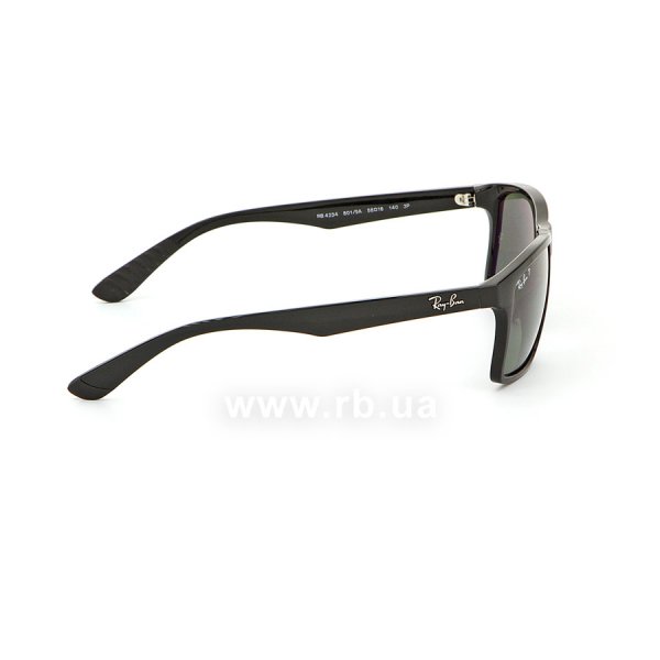   Ray-Ban Highstreet RB4234-601-9A Black | Grey/Green Polarized,  