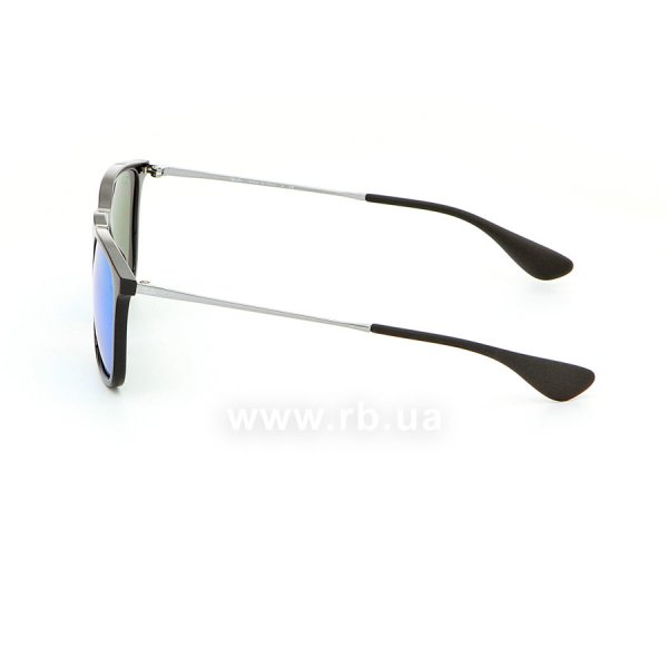   Ray-Ban Chris RB4187-601-55 Black | Blue  Mirror,  