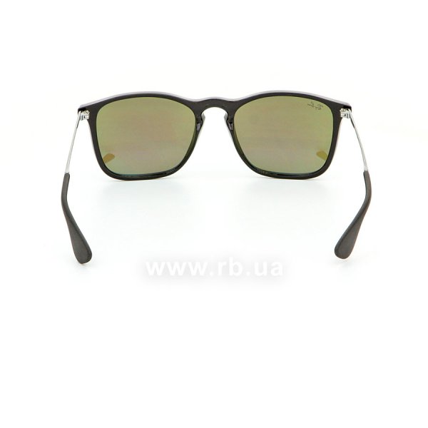   Ray-Ban Chris RB4187-601-55 Black | Blue  Mirror,  
