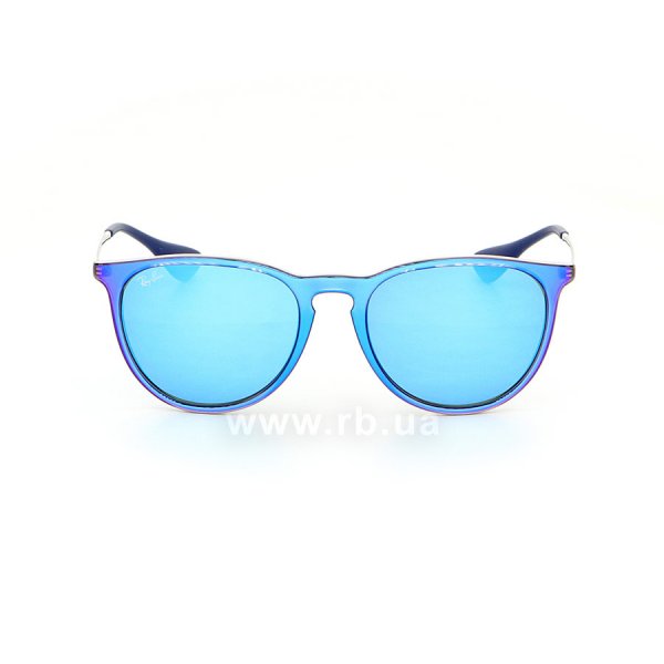   Ray-Ban Erika RB4171-6318-55 Blue | Blue Mirror,  