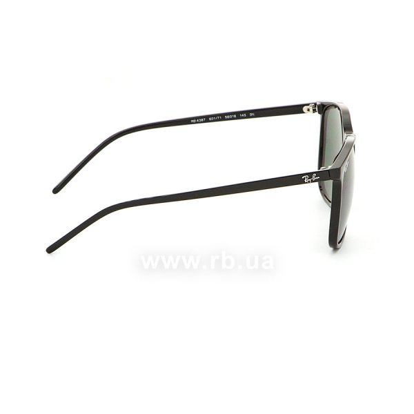   Ray-Ban Youngster RB4387-601-71 Black  | Grey/Green,  