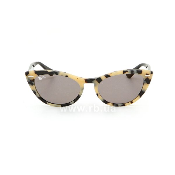   Ray-Ban Nina RB4314N-1251-39 Striped Grey | Dark Grey,  
