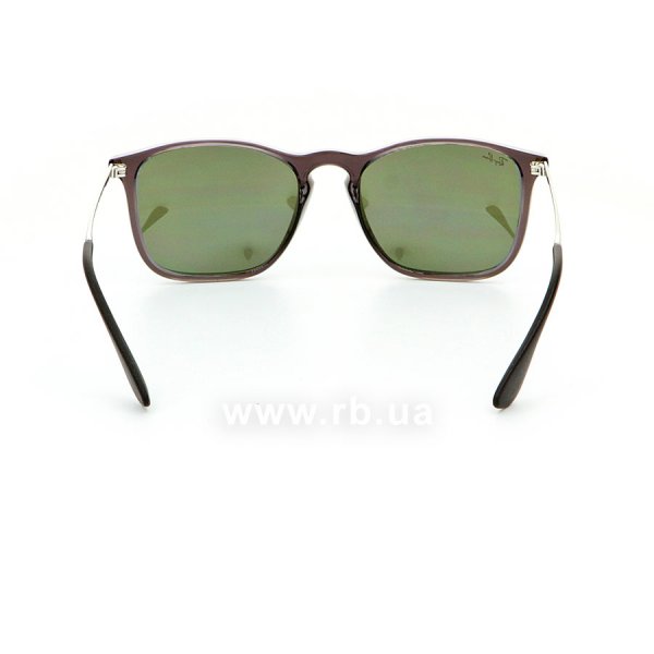   Ray-Ban Chris RB4187-6319-30 Silver | Crystal Silver Mirror,  