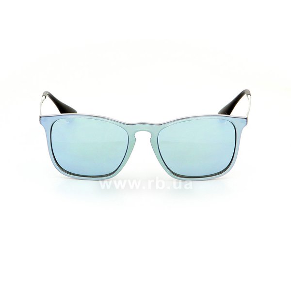   Ray-Ban Chris RB4187-6319-30 Silver | Crystal Silver Mirror,  