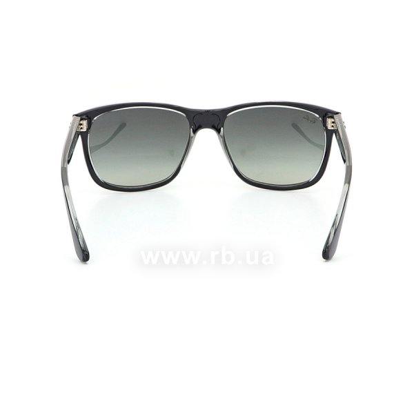   Ray-Ban Highstreet RB4181-6136-71 Blue on Transparent | Grey Gradient,  