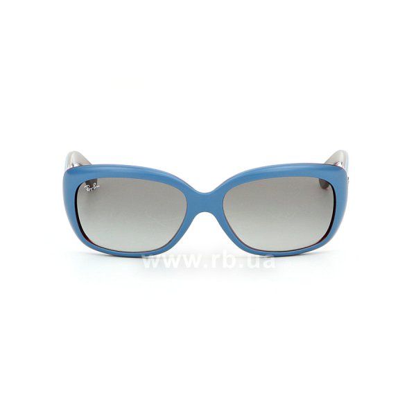   Ray-Ban Jackie Ohh RB4101-6133-11 Blue/Dark Red| Gradient Grey,  