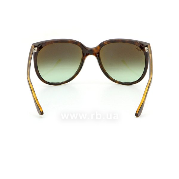   Ray-Ban Cats 1000 RB4126-710-A6 Shiny Avana | Faded Green,  