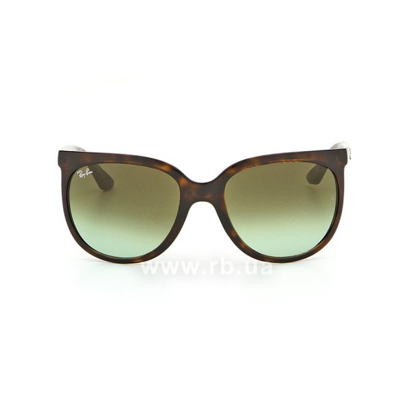   Ray-Ban Cats 1000 RB4126-710-A6 Shiny Avana | Faded Green,  
