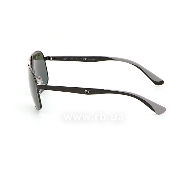   Ray-Ban Active Lifestyle RB3593-002-9A Black | Green Polarized,  
