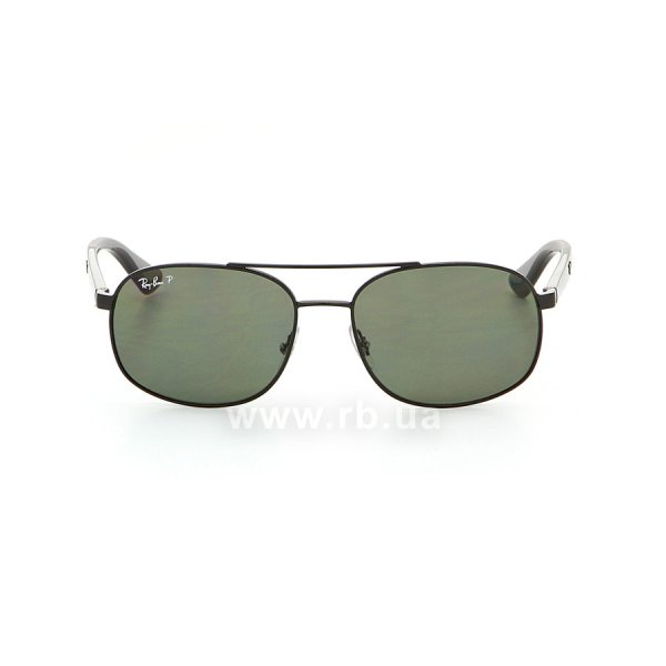   Ray-Ban Active Lifestyle RB3593-002-9A Black | Green Polarized,  