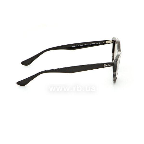   Ray-Ban Nina RB4314N-1250-Y5 Striped Grey | Dark Blue,  