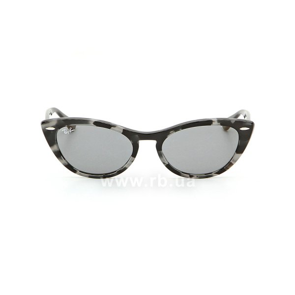   Ray-Ban Nina RB4314N-1250-Y5 Striped Grey | Dark Blue,  