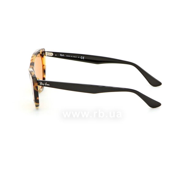   Ray-Ban Nina RB4314N-1248-3L Light Striped Brown | Dark Yellow,  