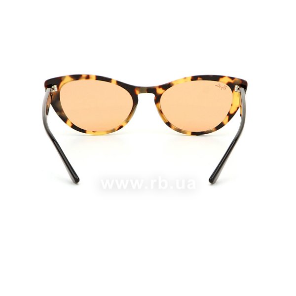   Ray-Ban Nina RB4314N-1248-3L Light Striped Brown | Dark Yellow,  