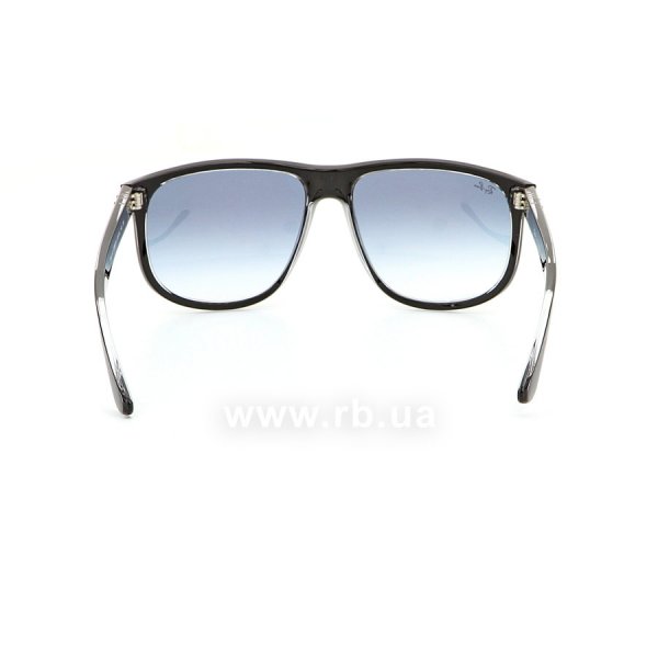   Ray-Ban Boyfriend RB4147-6039-X0 Black | Blue Gradient Mirror,  