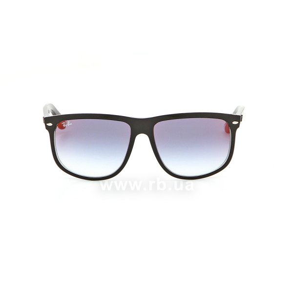   Ray-Ban Boyfriend RB4147-6039-X0 Black | Blue Gradient Mirror,  